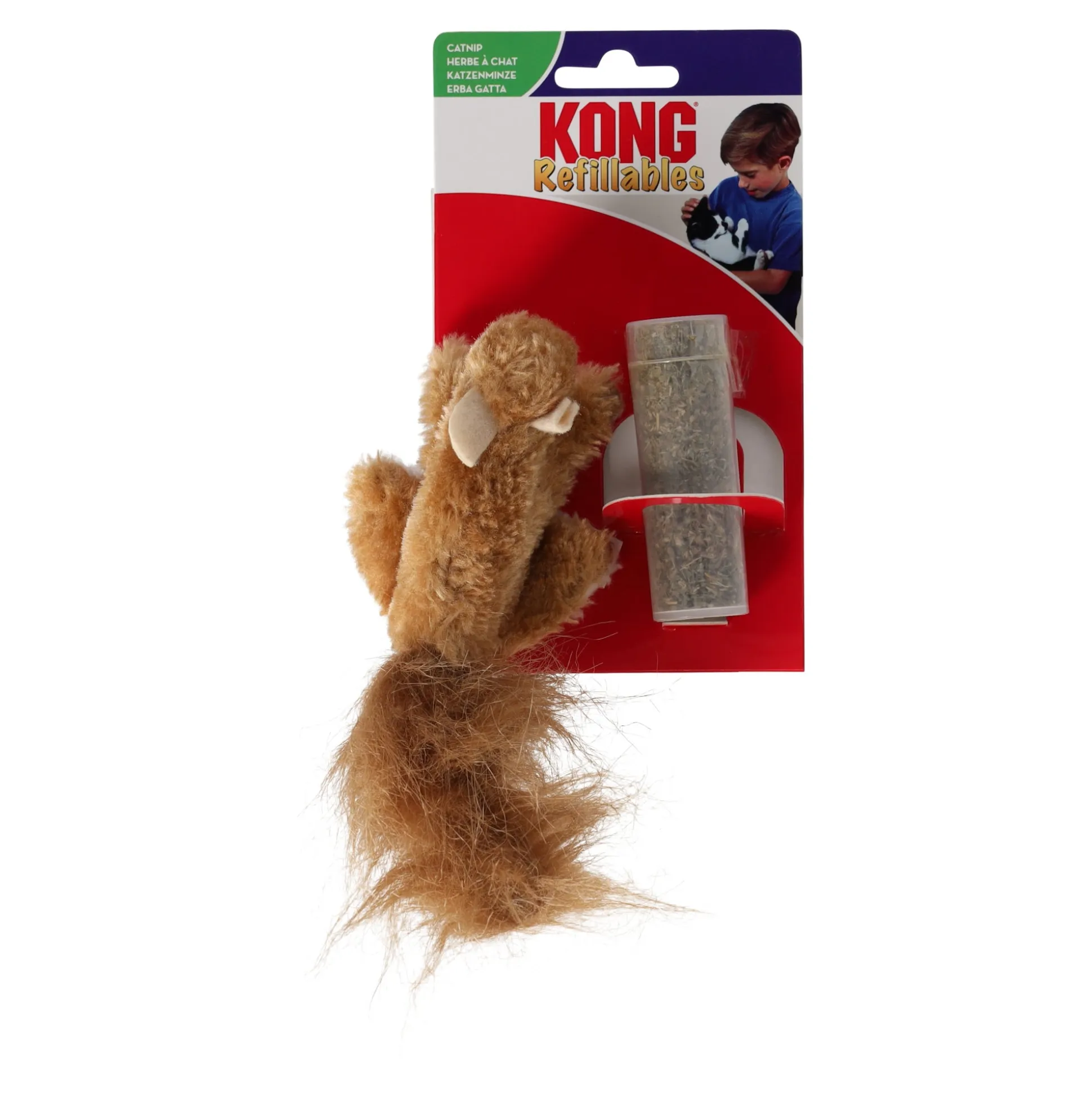 Kattenspeeltje kong catnip eekhoorn