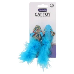 Kattenspeeltje muis Marlyn blauw