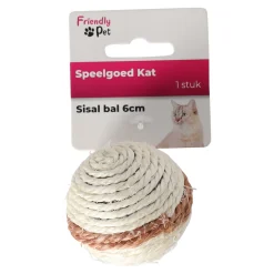 Kattenspeeltje sisal bal 6cm FP