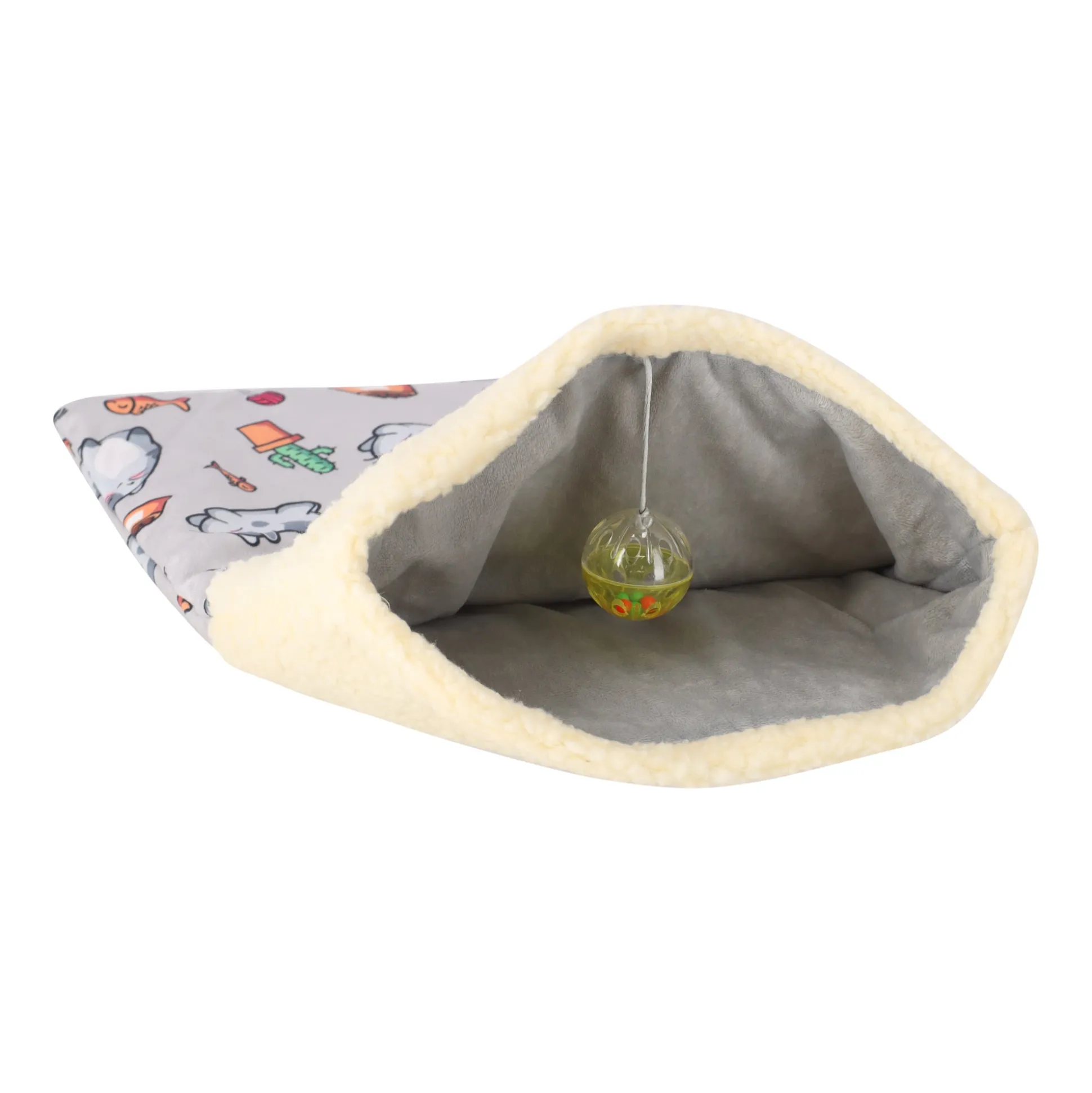 Kattenspeeltje tunnel knisper 39cm