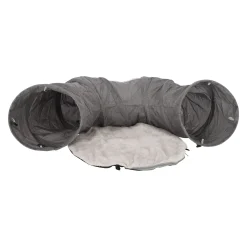Kattentunnel + kussen Gotar grijs 95cm FP