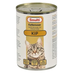 Kattenvoer Blik 410 gram Kip Smulti