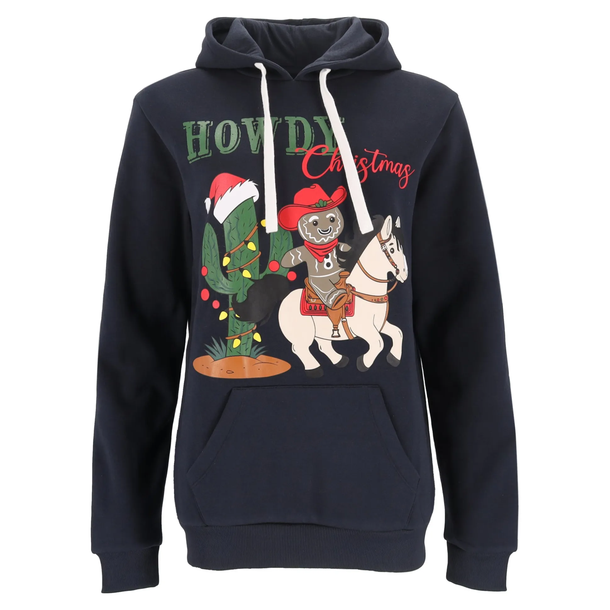 Kerst hoodie Howdy XS