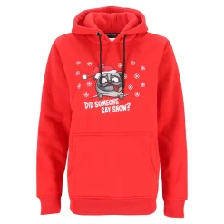 Kerst hoodie pug S