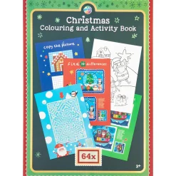 Kerst kleur- en activiteitenboek A4
