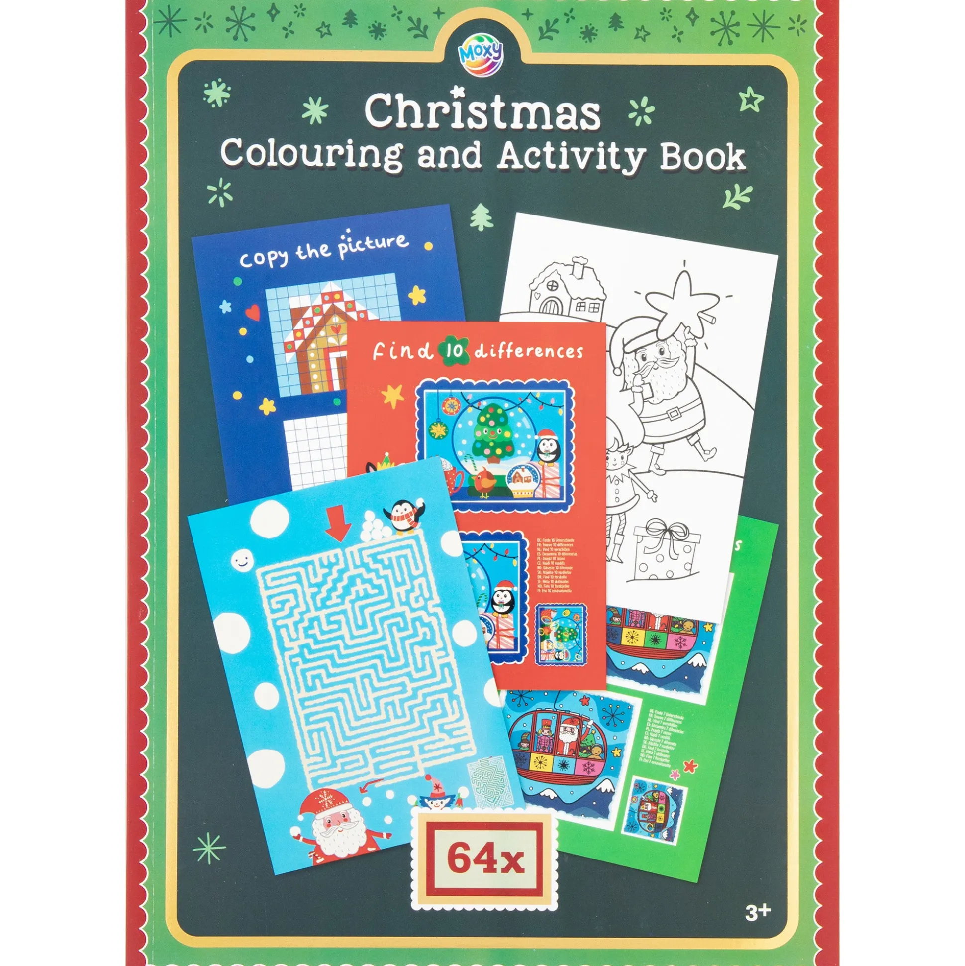Kerst kleur- en activiteitenboek A4