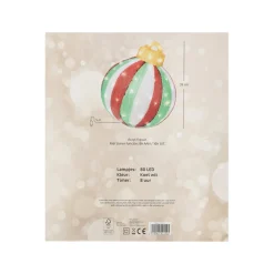 Kerstbal acryl 39 cm 80 LED