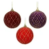 Kerstbal foam 8 cm