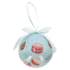 Kerstbal macaron 6 cm