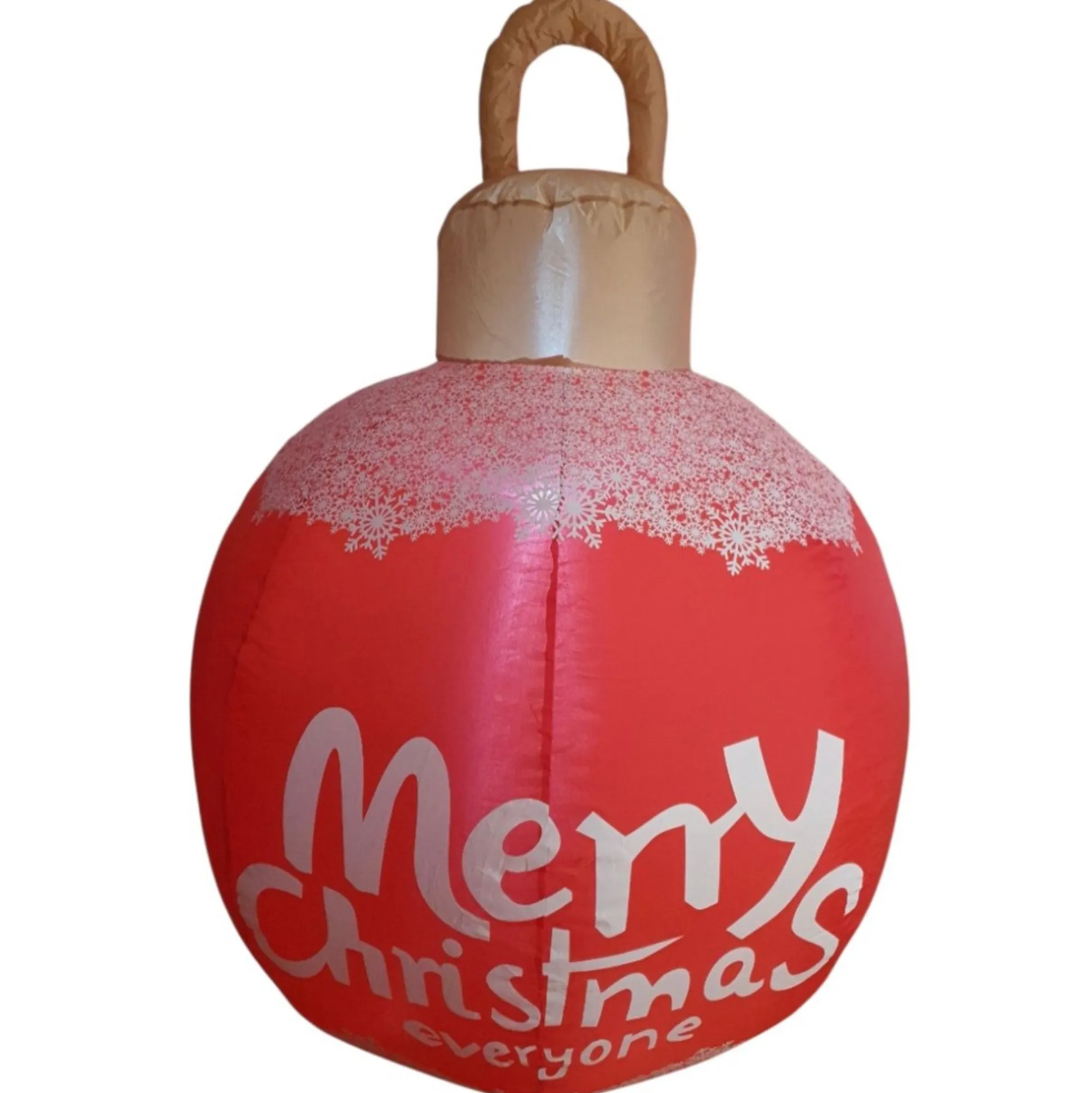 Kerstbal opblaasbaar 90x125cm