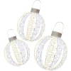 Kerstbal set 3D 40-50-60cm 800LED