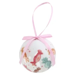 Kerstbal snoep 6 cm