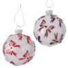 Kerstbal strik Audrey 8cm