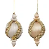 Kerstbal zilver champagne 8 cm