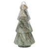 Kerstboom glas 25 cm groen