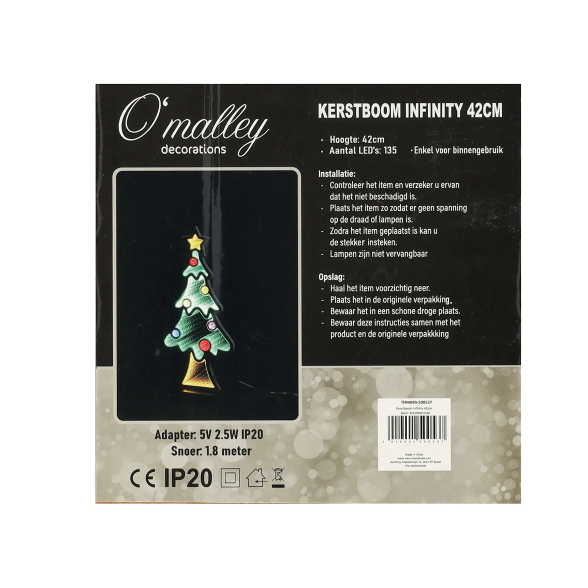 Kerstboom infinity 42 cm