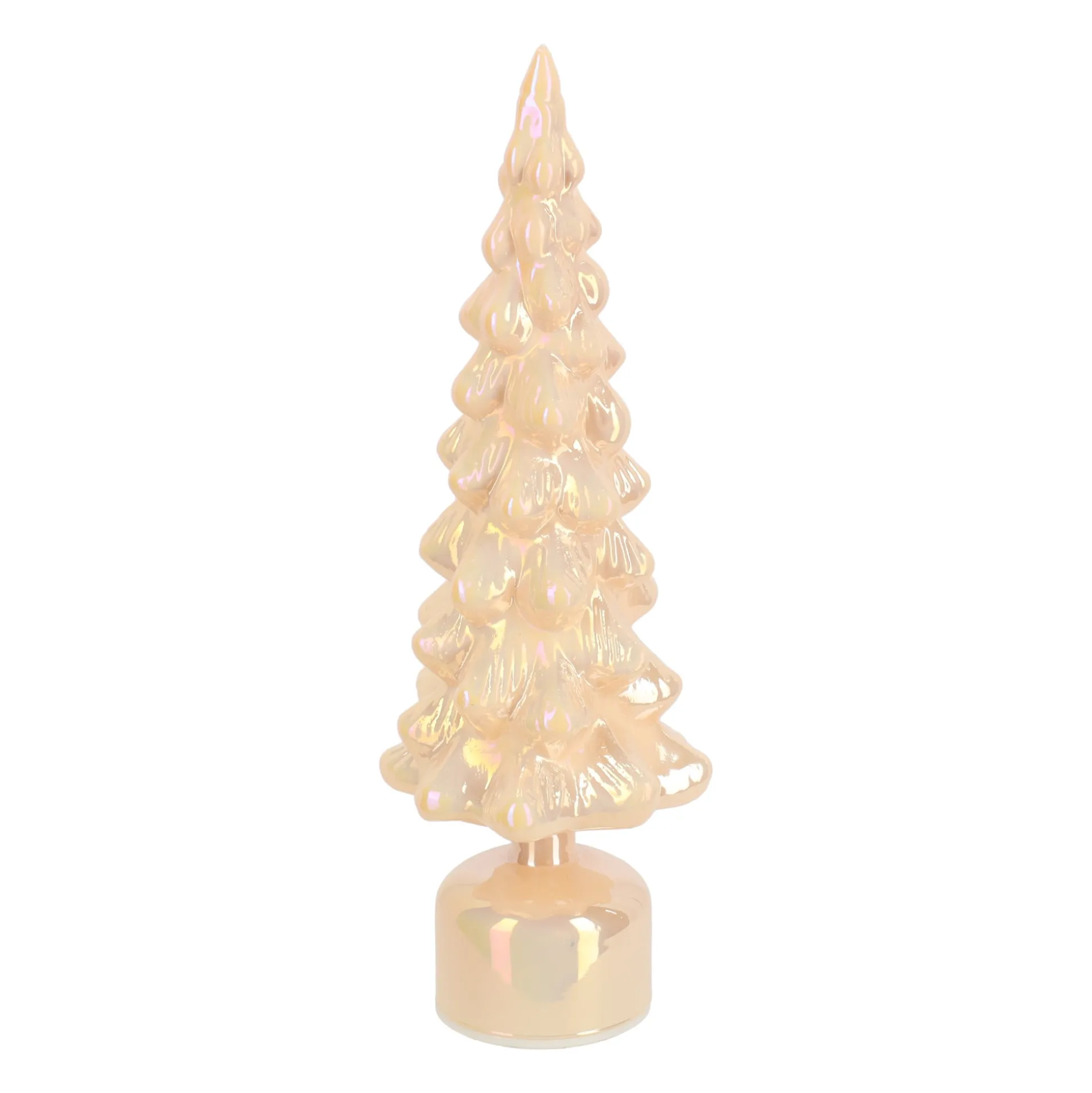 Kerstboom LED 40 cm roze, wit of goud