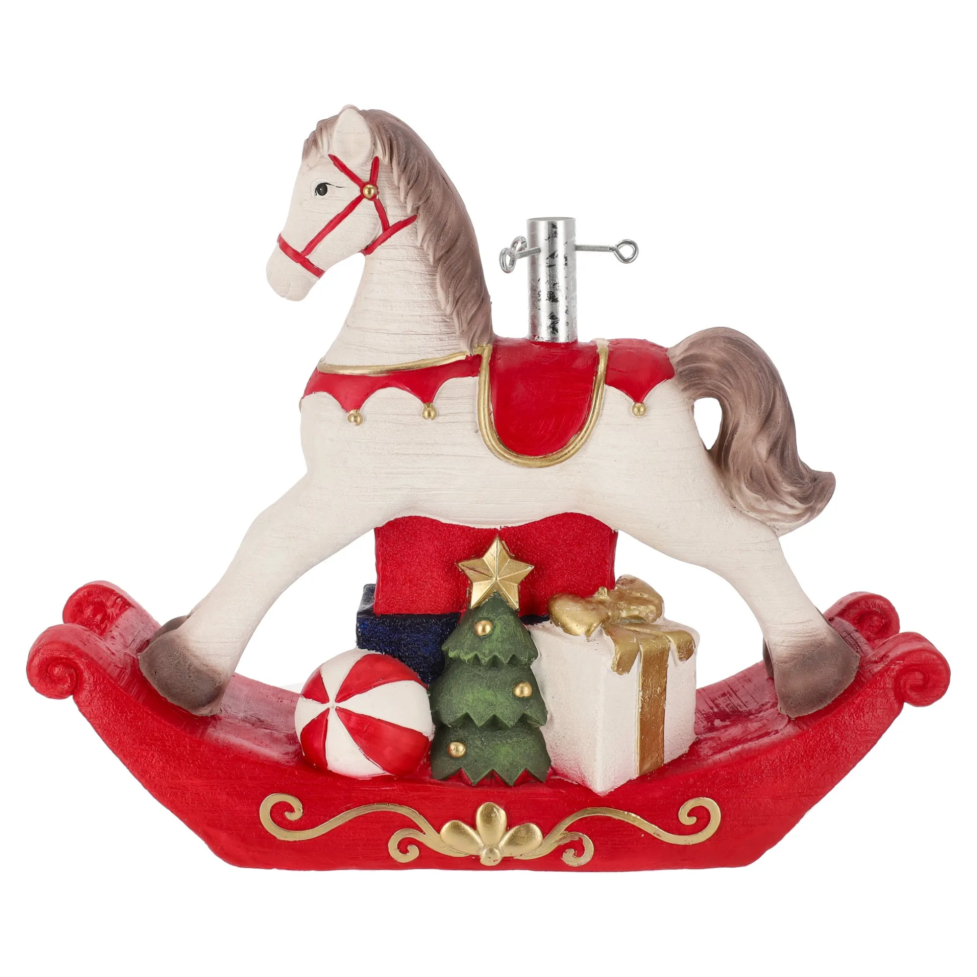 Kerstboomvoet schommelpaard 61cm