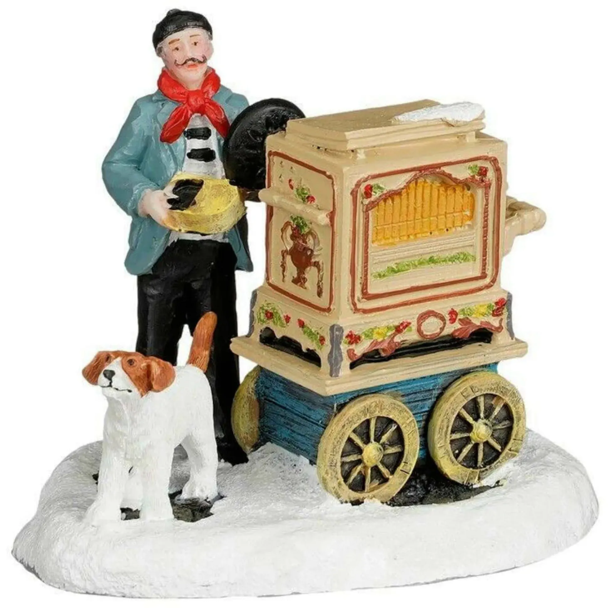 Kerstdorp Barrel 8x6x6cm