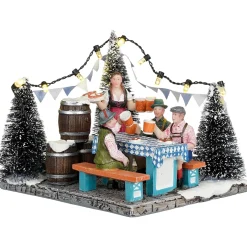Kerstdorp Biergarten 12x10x10cm