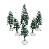 Kerstdorp bomenset kerstdorp 7-delig