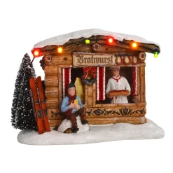Kerstdorp Braadworst 13x10x9cm