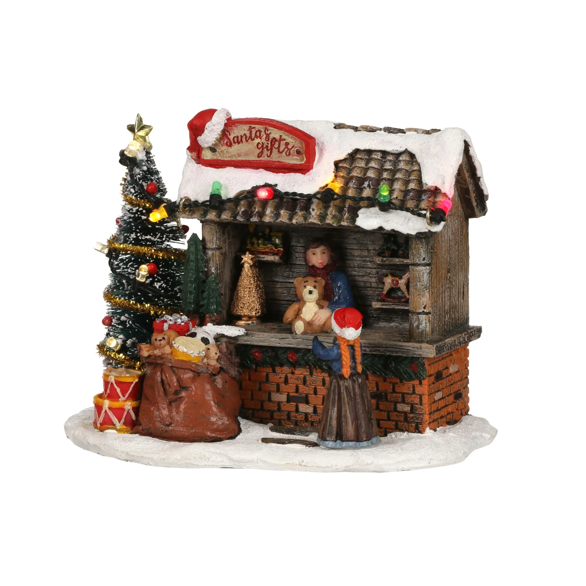 Kerstdorp Cadeaukraam 13x8x11cm