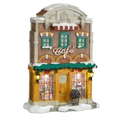 Kerstdorp Cafe 19x9x26cm