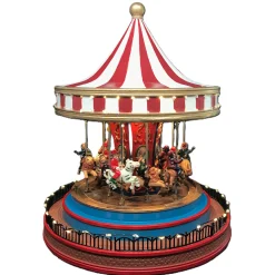 Kerstdorp carrousel mini