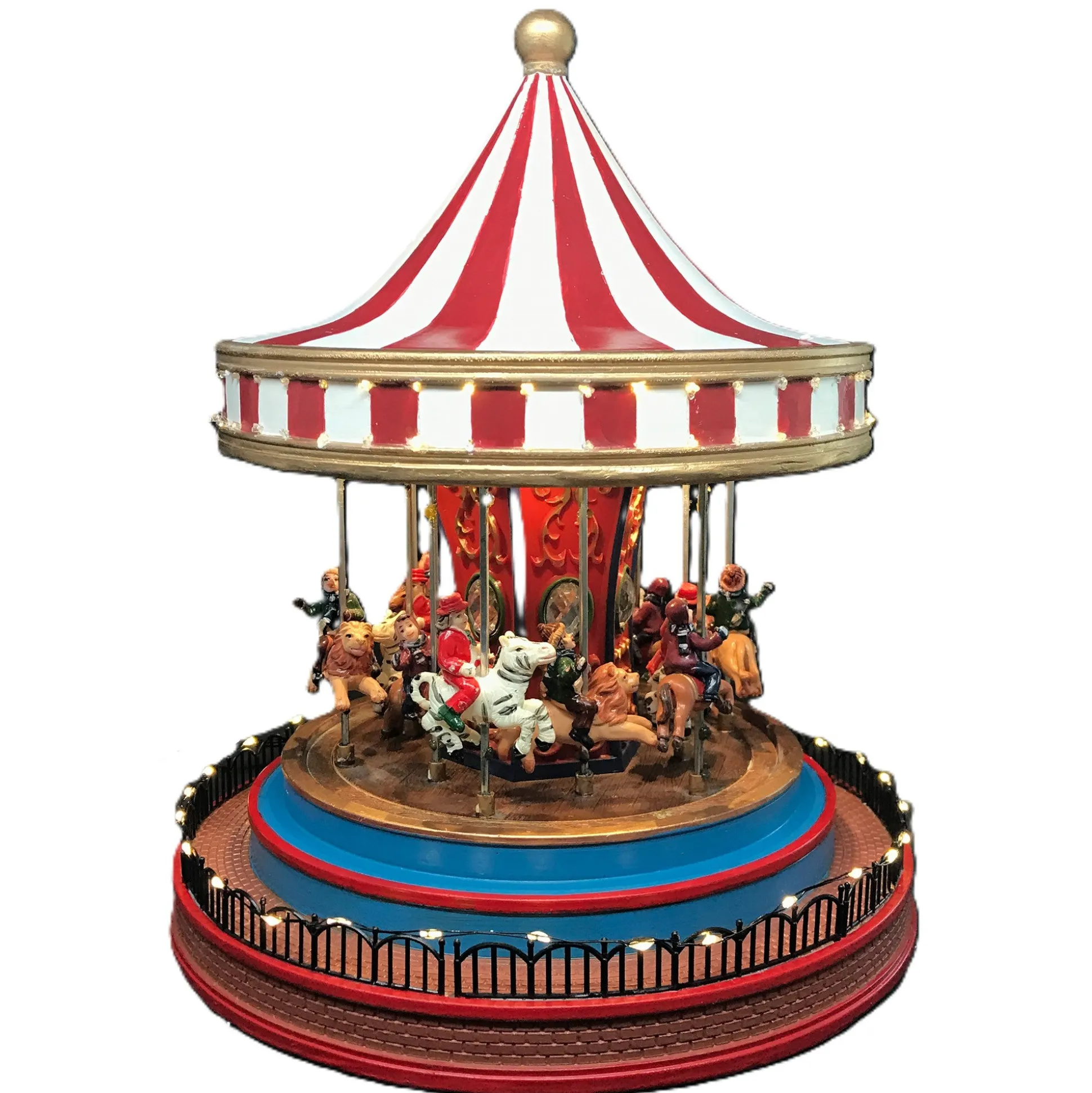 Kerstdorp carrousel mini