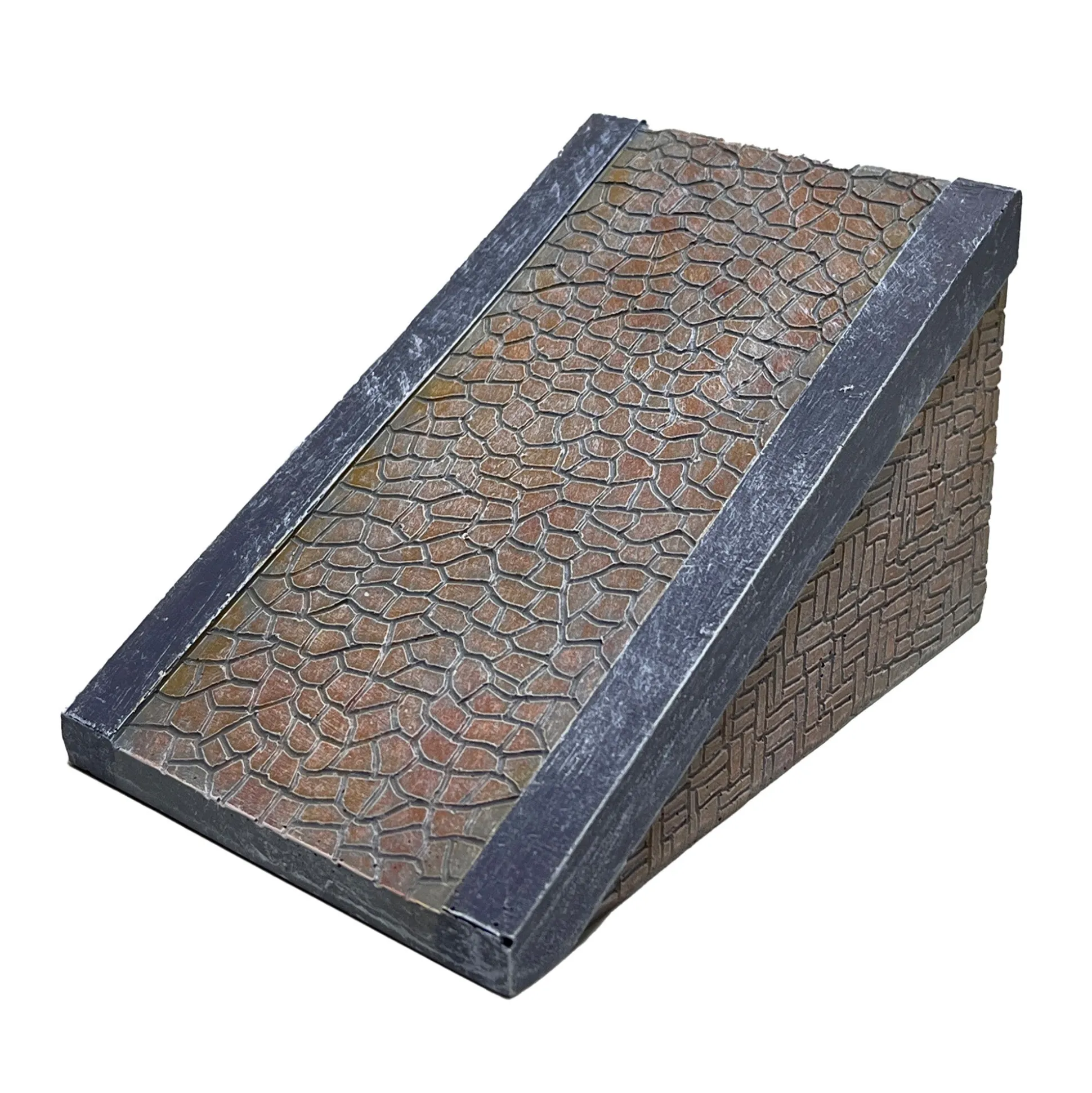 Kerstdorp deco helling 9x14x7cm