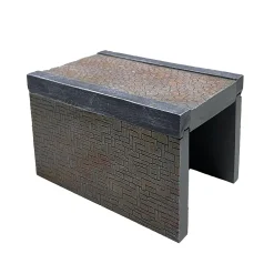 Kerstdorp deco straat 15x9x8cm