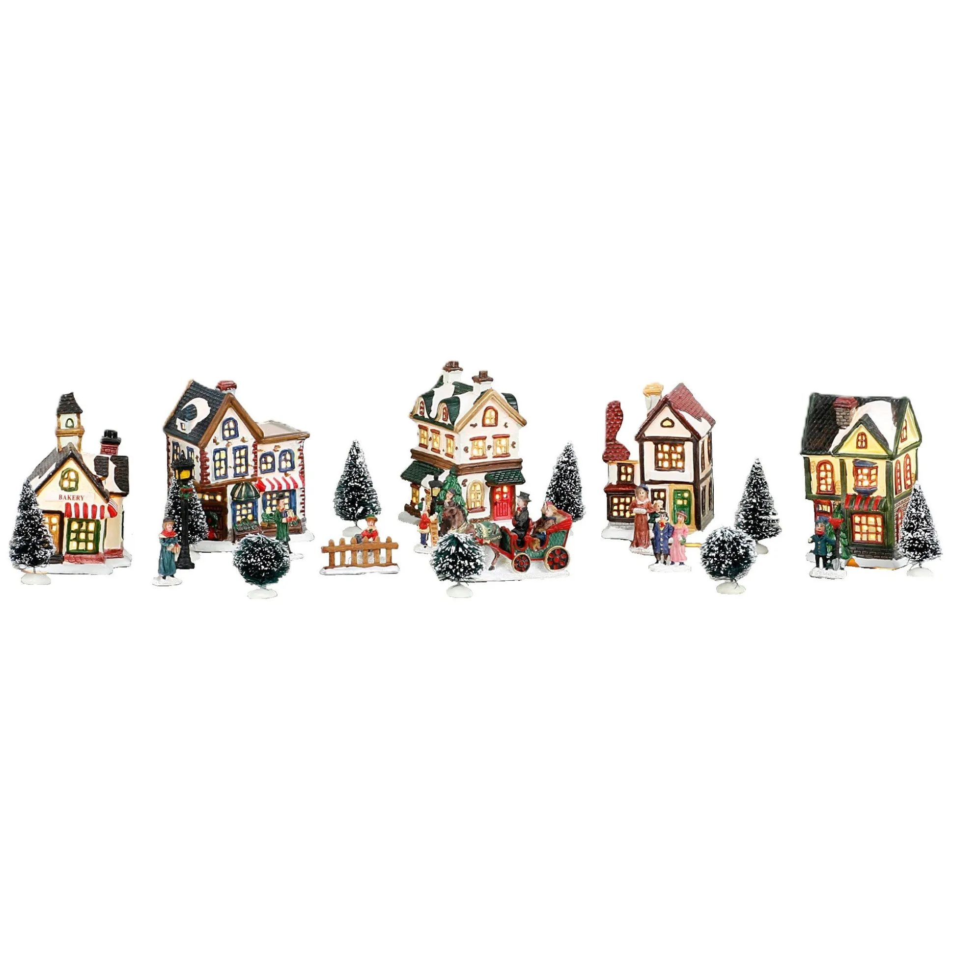 Kerstdorp 24-delig