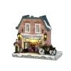 Kerstdorp Fietsenmaker 16x8x14cm