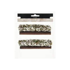 Kerstdorp haag 16cm 2stuks