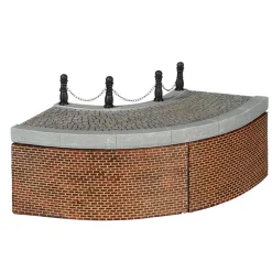 Kerstdorp Kaai bocht 19 x 19 x 11 cm