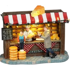 Kerstdorp Kaaskraam 13x6x10cm