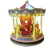 Kerstdorp kermis carrousel 25cm
