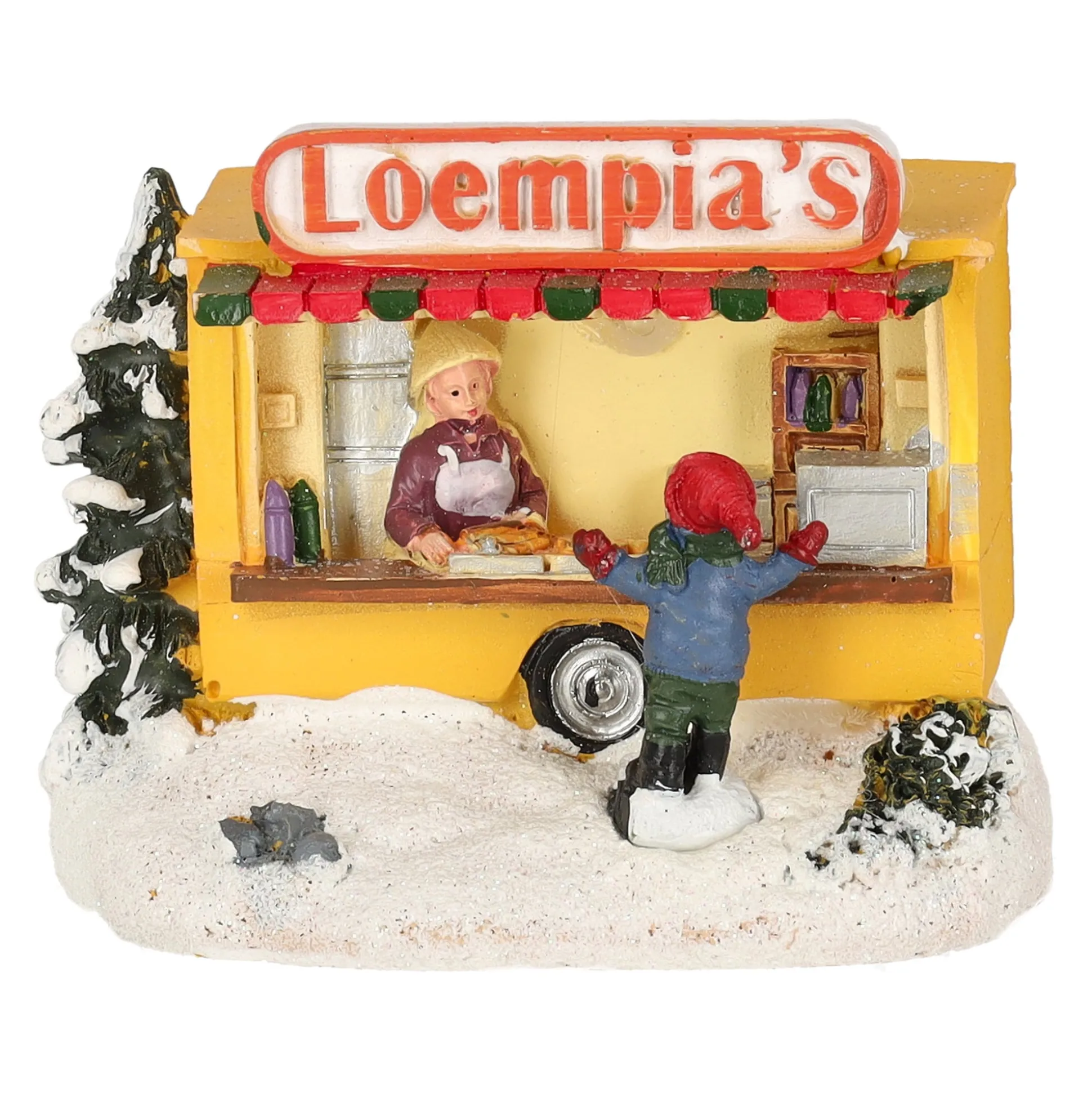 Kerstdorp kraam loempia