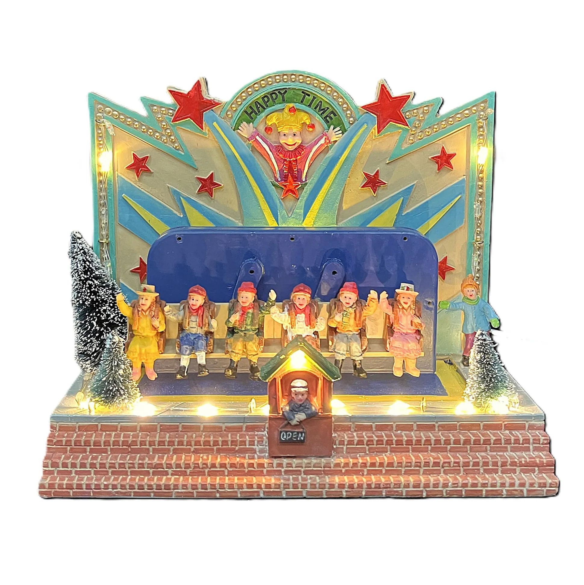 Kerstdorp lambada 19x11x16cm
