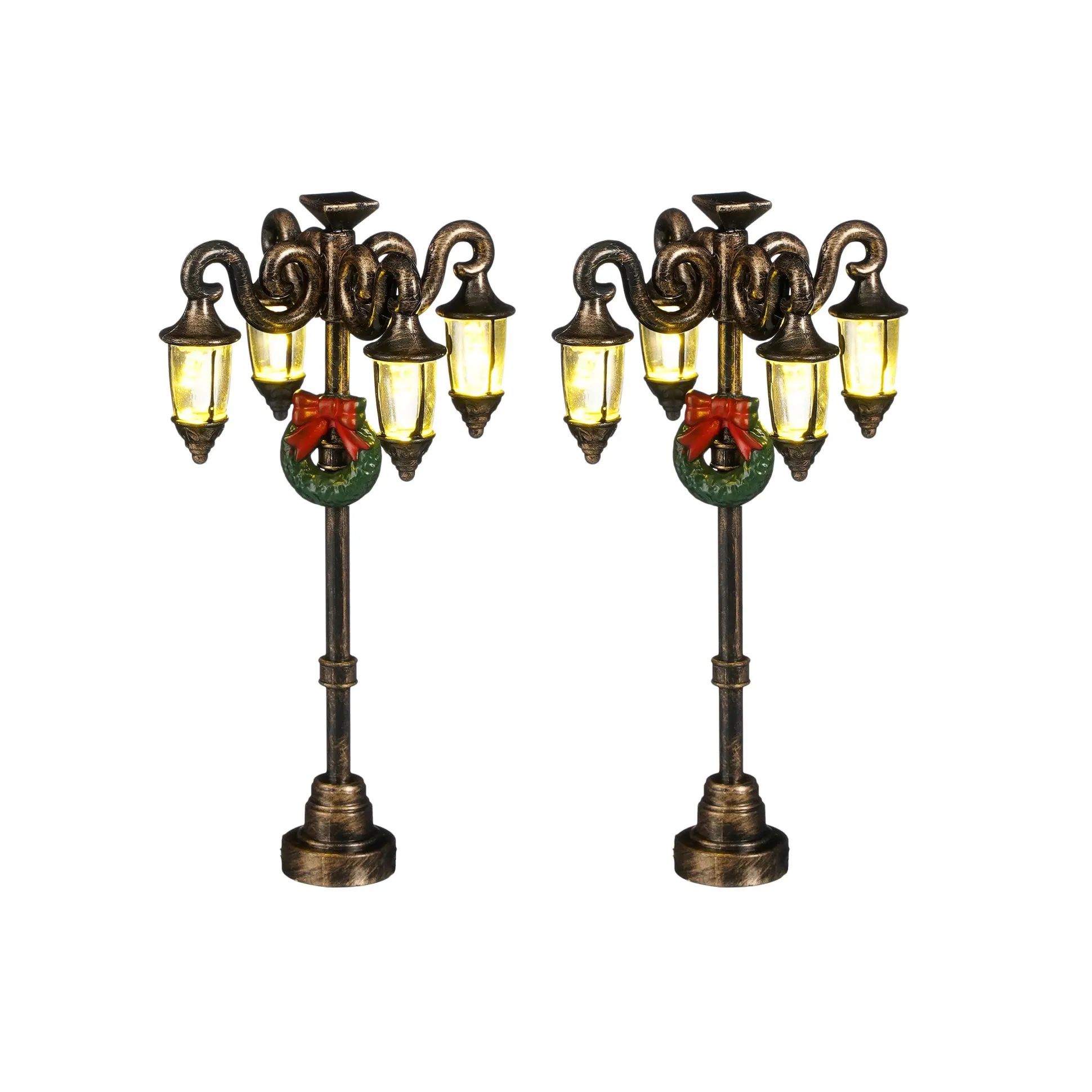 Kerstdorp Lantaarn 2st 12cm