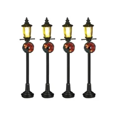 Kerstdorp Lantaarn 4st 10cm