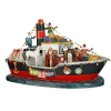 Kerstdorp Pakjesboot 32 x 17 x 19 cm