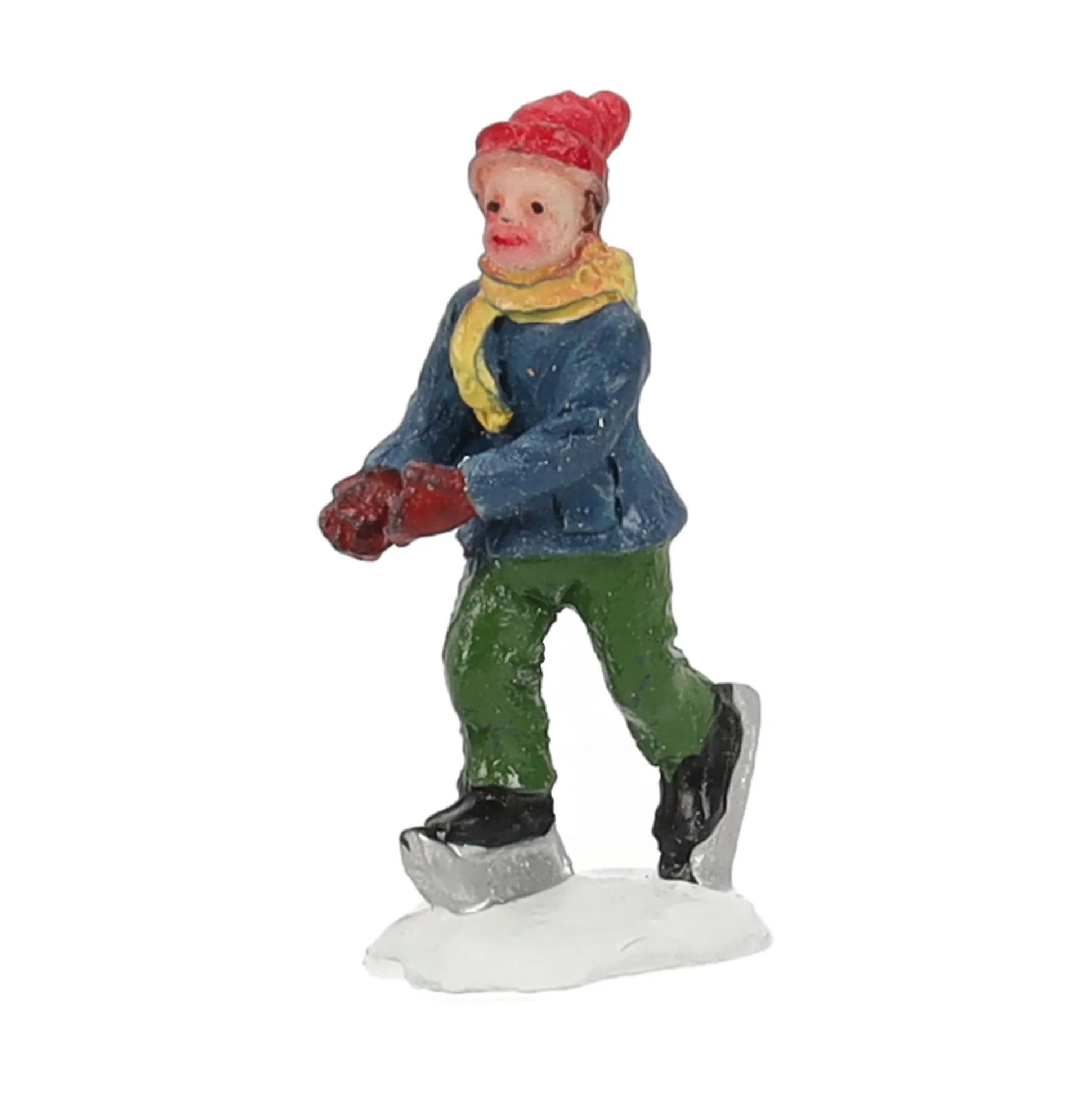 Kerstdorp schaatsers