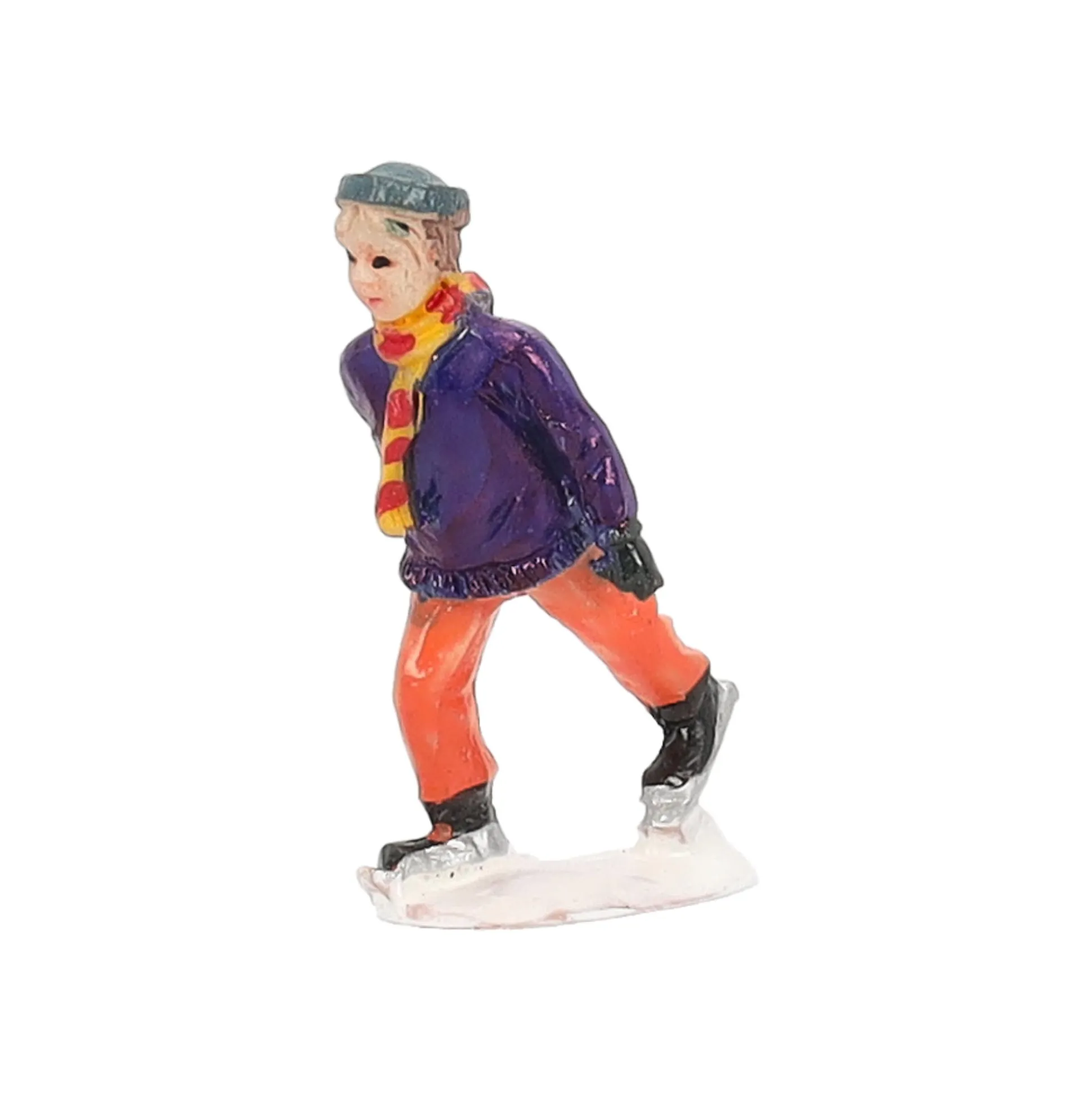 Kerstdorp schaatsers