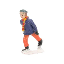 Kerstdorp schaatsers