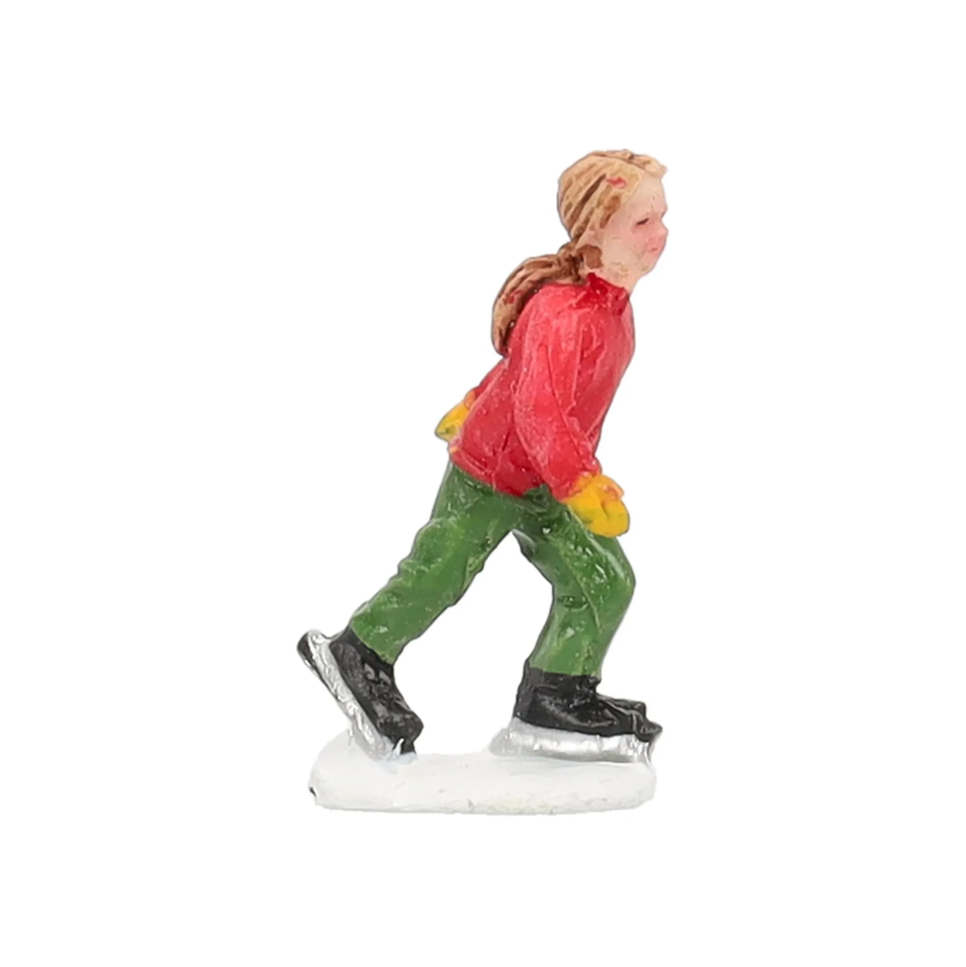 Kerstdorp schaatsers