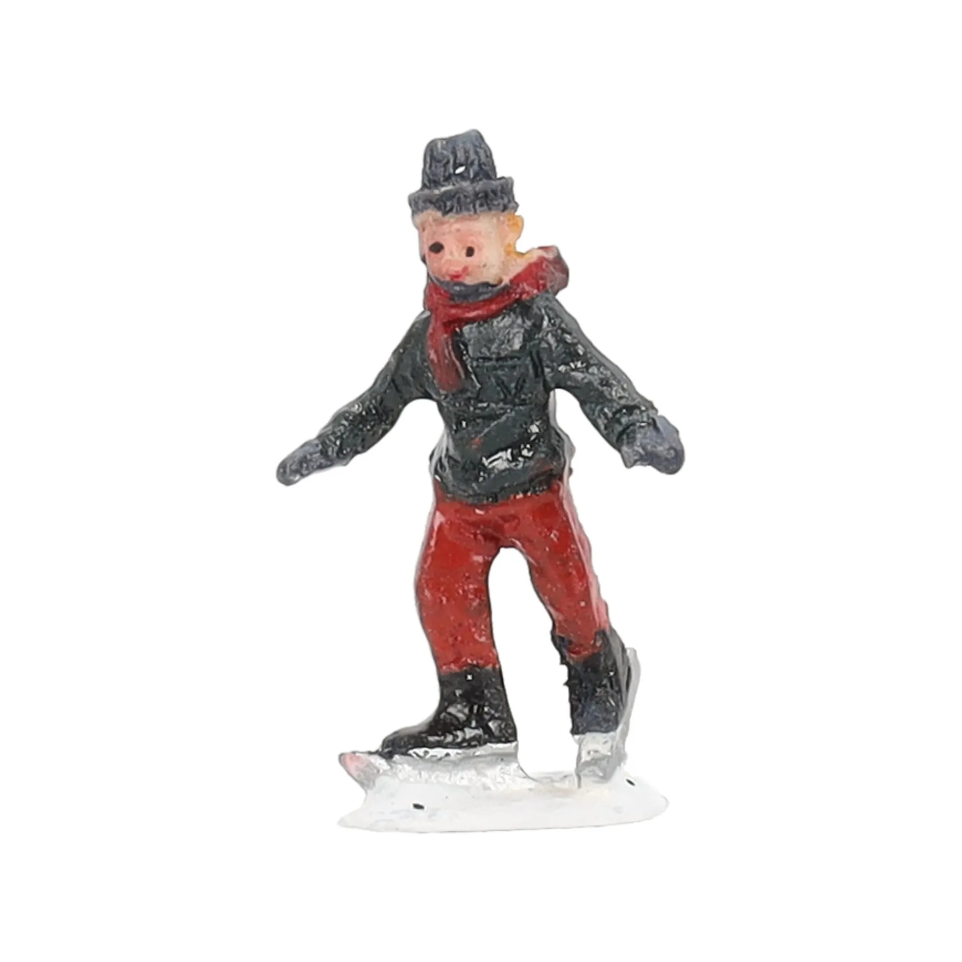 Kerstdorp schaatsers
