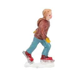 Kerstdorp schaatsers