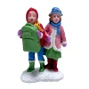 Kerstdorp schoolkinderen